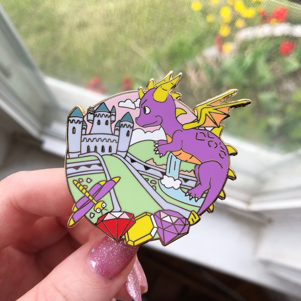Deluxe Dragon Enamel Pin / Sour Attitude Club