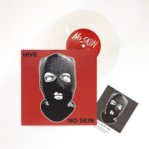 Image of HIVE / NO SKIN split 7" vinyl record + download card