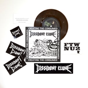 Image of DISSIDENT CLONE "CREATING THE CONSUMED" 7" vinyl