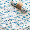 Waves Organic Baby Swaddle Blanket