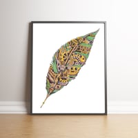 The Mechanical Feather limited edition hand signed print