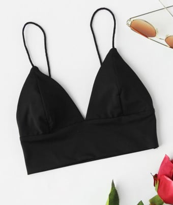 Image of Croptop basico negro