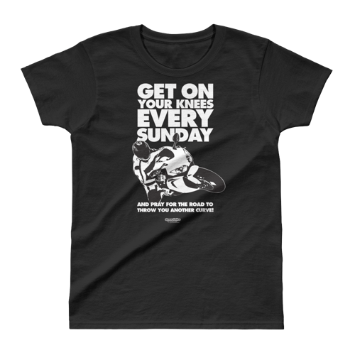 Image of Get On Your Knees - Women's Fitted T-Shirt