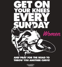 Image 2 of Get On Your Knees - Women's Fitted T-Shirt