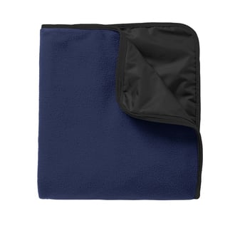 Image of Water Resistant Fleece & Poly Travel Blanket