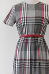 Image of SOLD Classic Plaid Grey Dress
