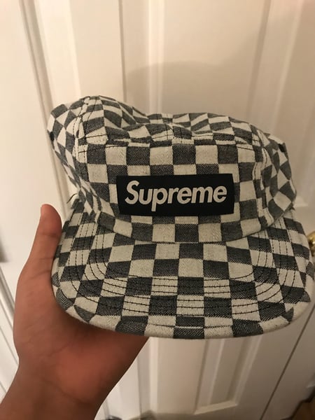 Image of Supreme CheckerBoard Hat