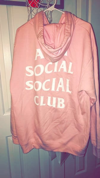 Image of AntiSocialSocialClub Hoodie *Pink*