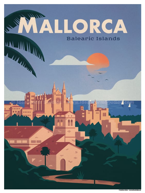 IdeaStorm Studio Store — Mallorca Poster