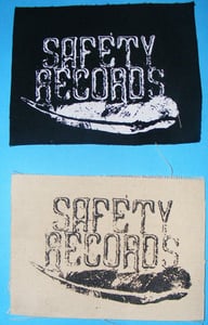 Image of Safety Records patches (One of each!)