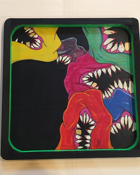 Image of Orignal Painting/Rolling Tray