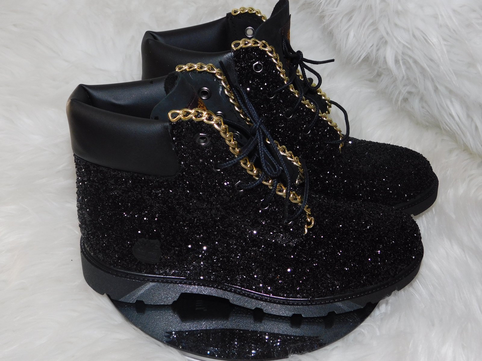 glitter timberlands