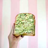 Image 1 of Avocado Toast wood plaque