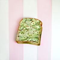 Image 2 of Avocado Toast wood plaque