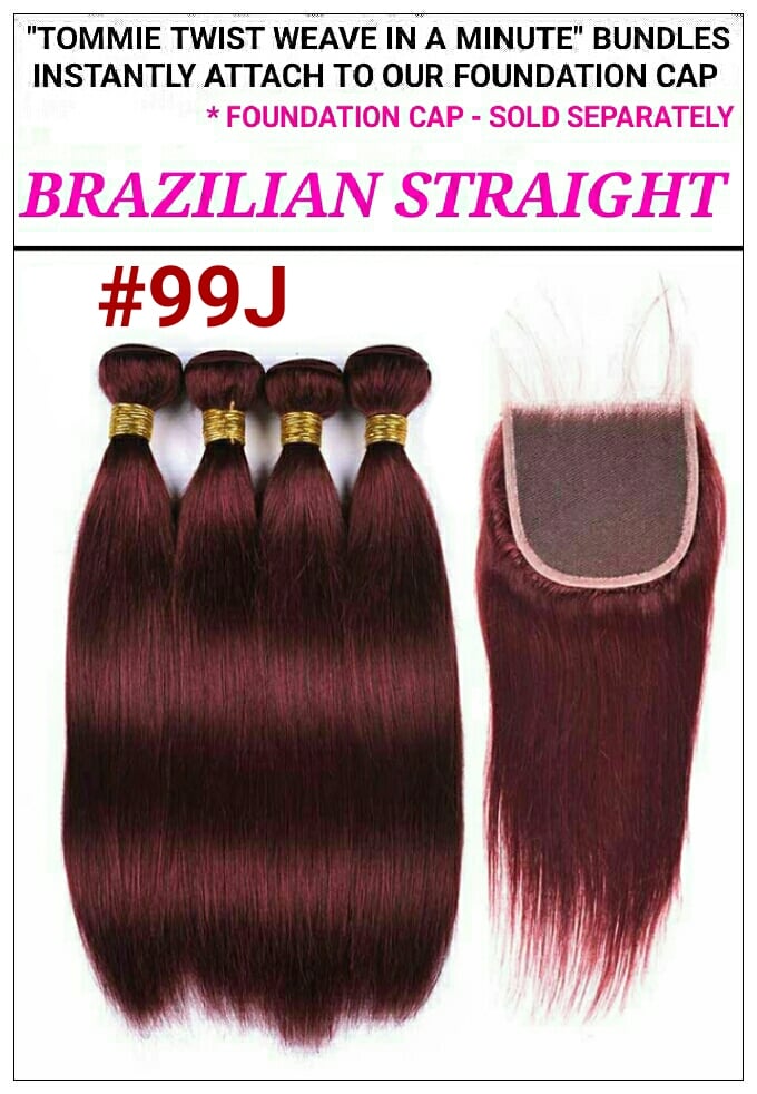 Image of "TT RAPID EXTENSION UNITS"-  BRAZILIAN STRAIGHT ( #99J ): BUNDLES / FREE PART - CLOSURE
