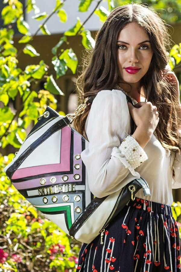 Image of Nicole Lee Multicolor Handbag