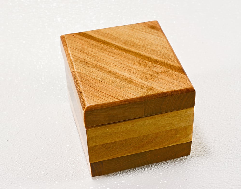 Reclaimed Wood Jewelry Keepsake Box, Bass Wood Ring Storage