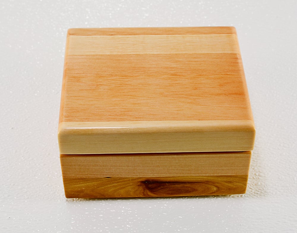 Image of Reclaimed Wood Jewelry Keepsake Box, Gift Box, Anniversary Gift, Wooden Treasury Box, Heirloom Box