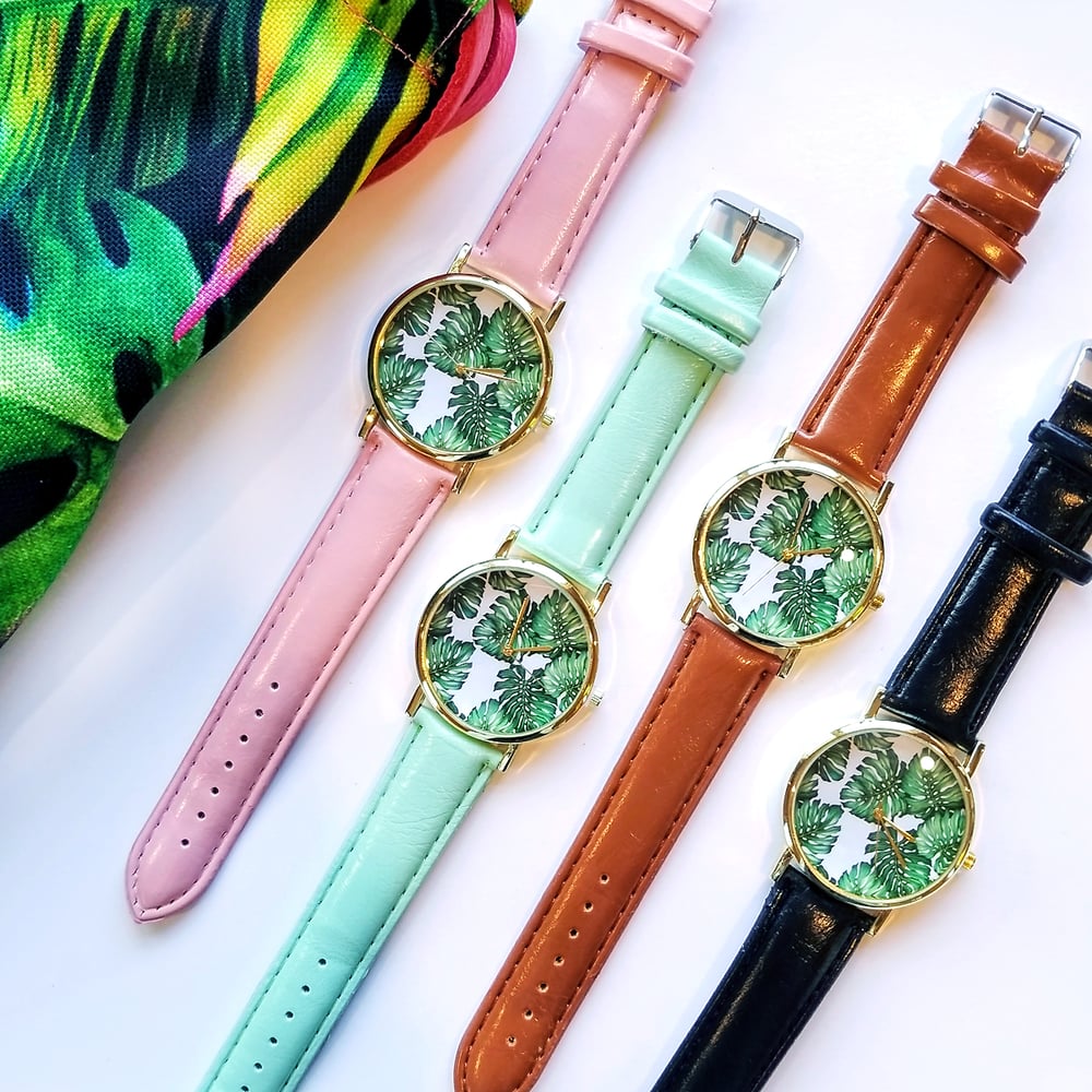 Image of Monstera Leaf Watch