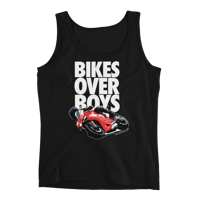Image 3 of Bikes Over Boys - Women's Black Tank