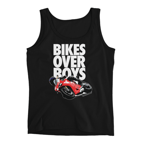 Image of Bikes Over Boys - Women's Black Tank