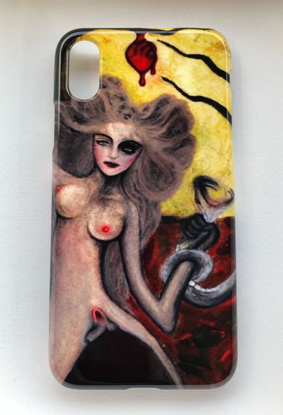 Image of Adam and Eve iPhone X Case