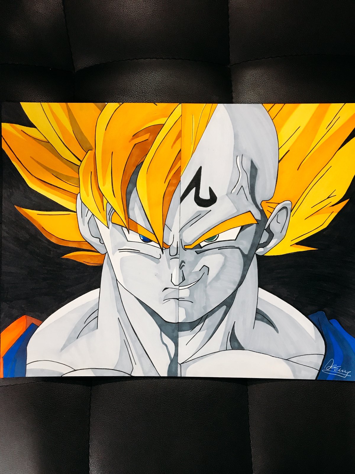 Image of Goku vs vegeta (original)