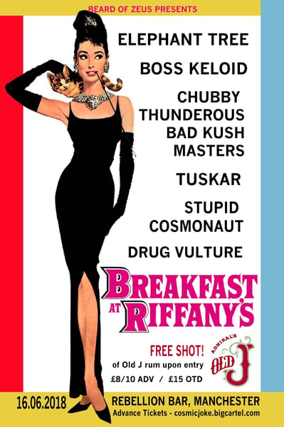 Image of Breakfast at Riffany's £15 on the door!