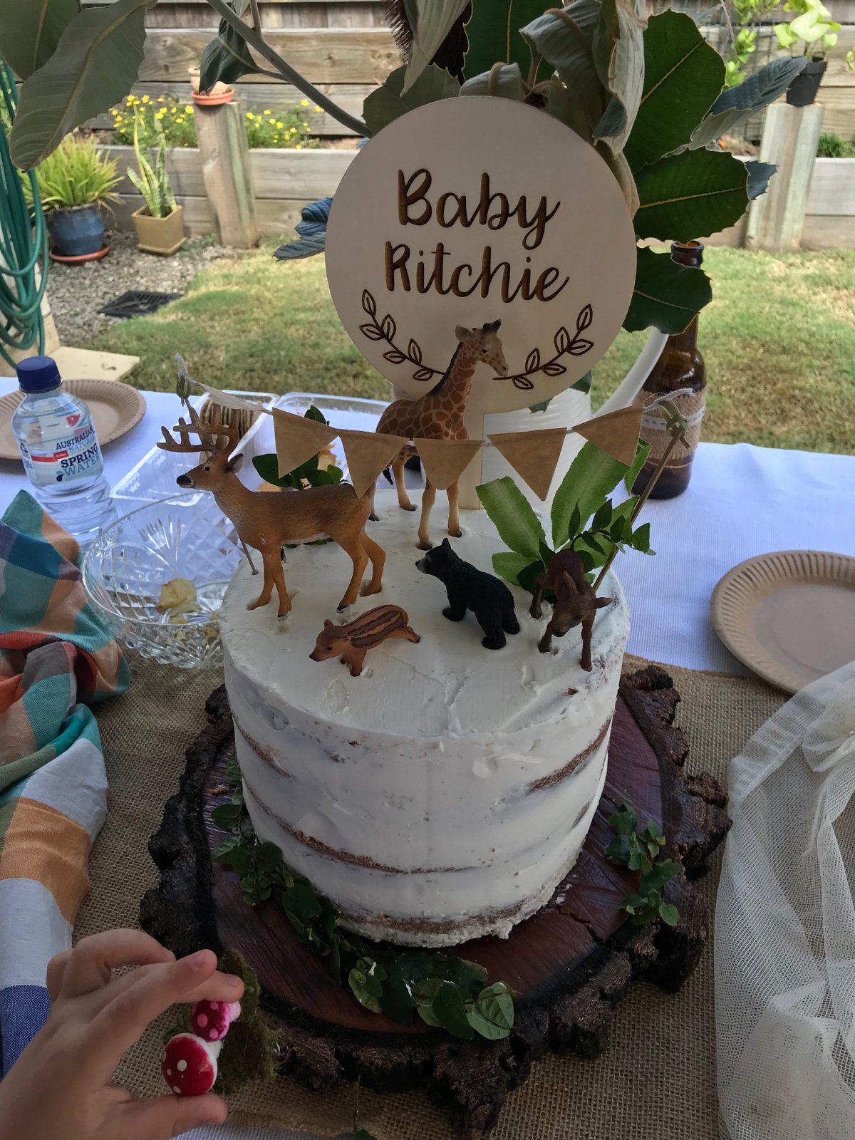 Image of Custom Etched Cake Topper