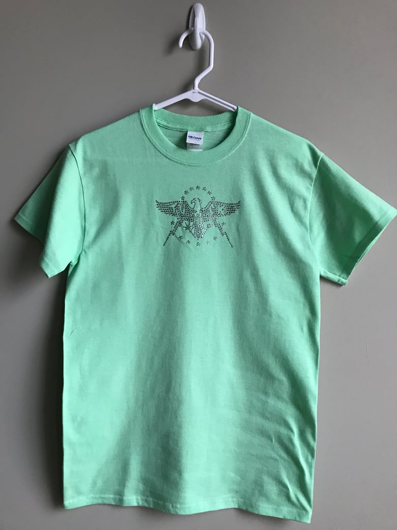 Image of Crystal Tuck Shirt - MINT GREEN