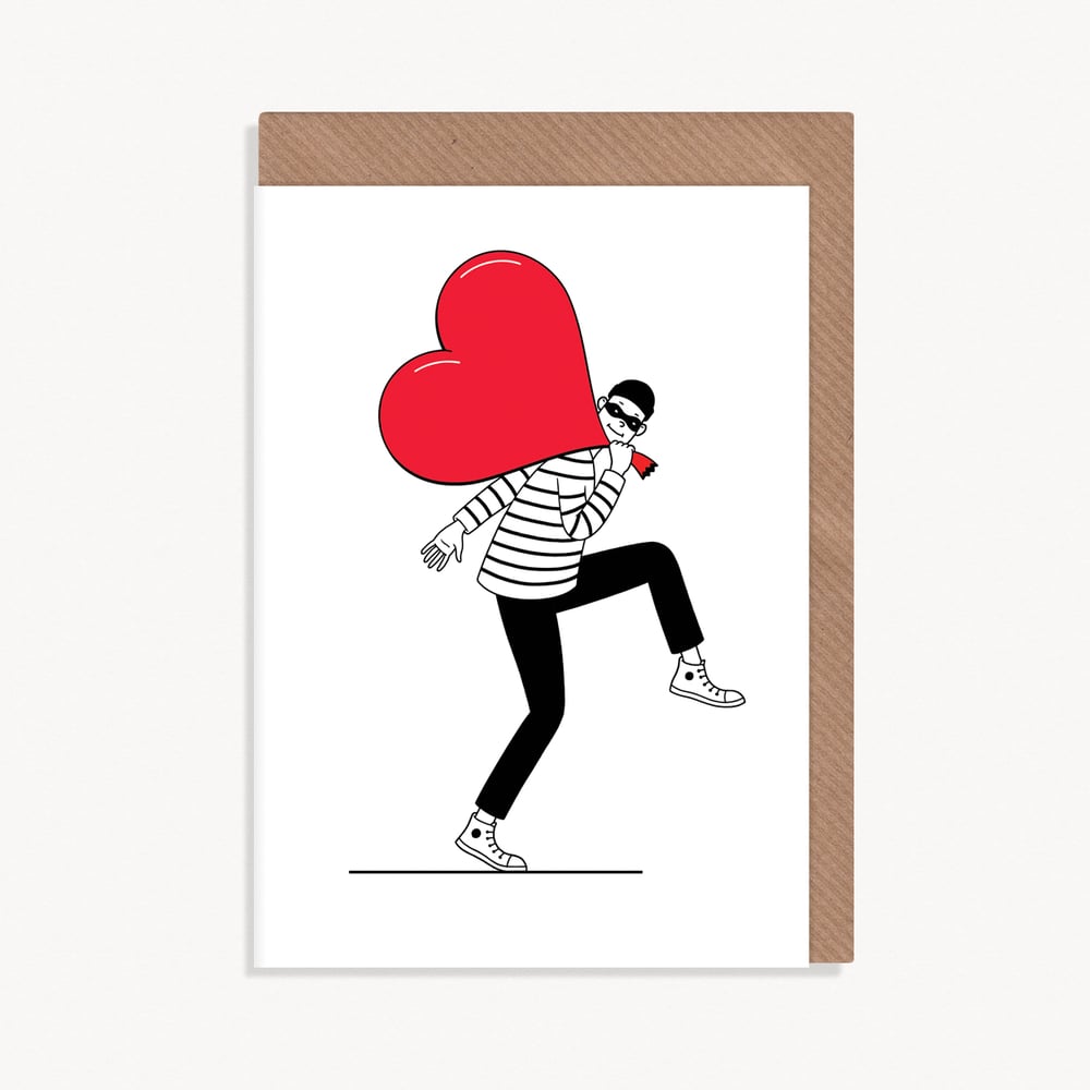 Image of You Stole My Heart - Card