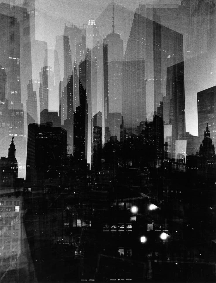 Image of futurist skyline