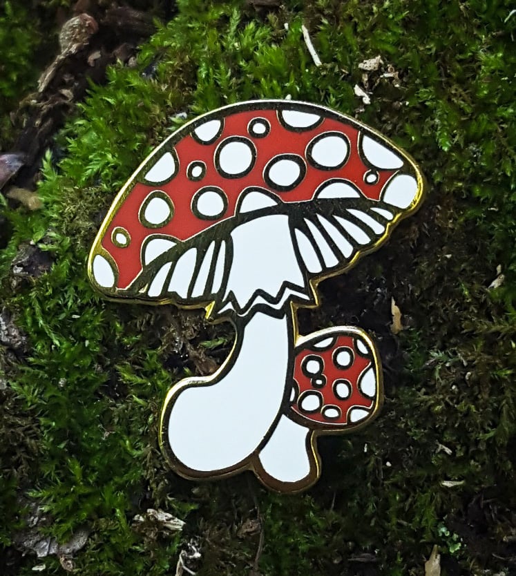 Image of Fly Agaric Lapel Pin