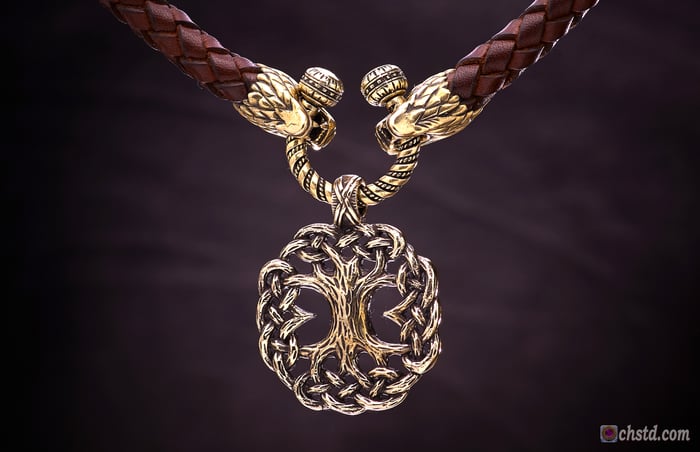 C.H.Studio — YGGDRASIL TREE OF LIFE with EIHWAZ RUNE