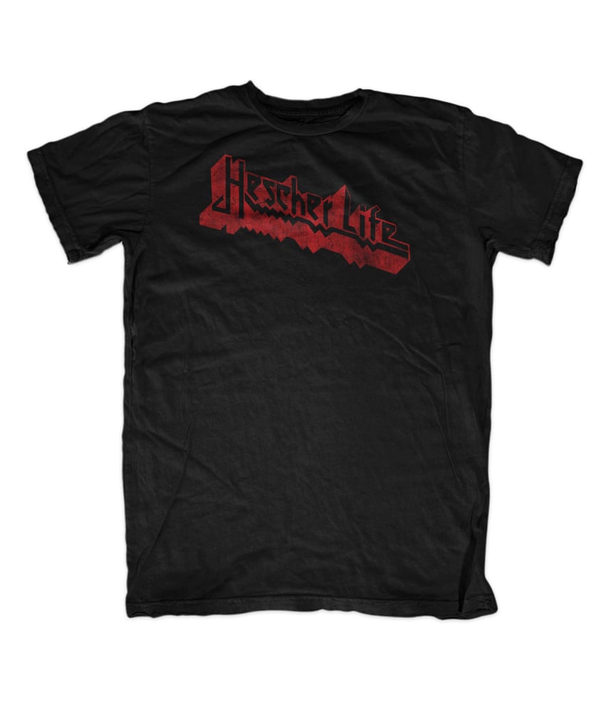 Image of OFFICIAL - HESHER LIFE - "HELL BENT" BLACK SHIRT