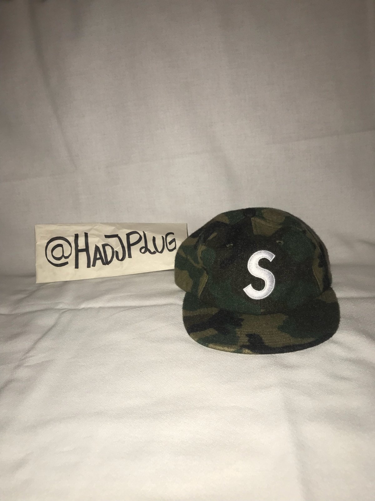 Supreme Wool S Logo 6-Panel Camo | HadjPlug