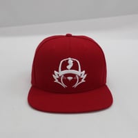 Image 1 of Red & White JÉI SnapBack 