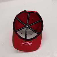 Image 4 of Red & White JÉI SnapBack 