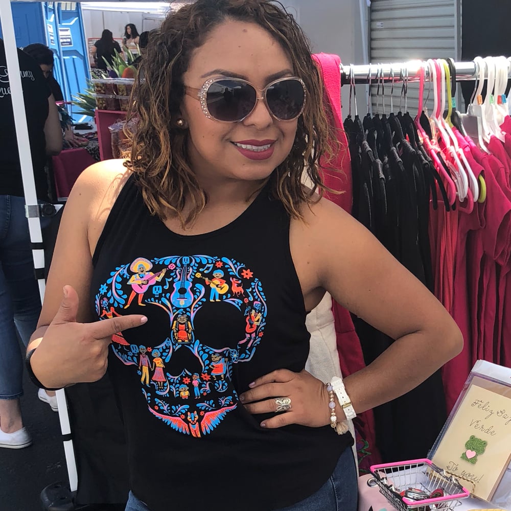 Calaveritas Woman Tank Top