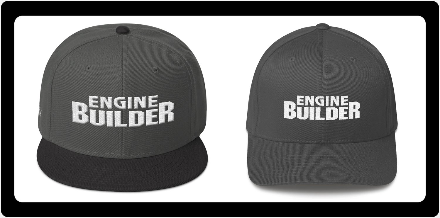 Image of Engine Builder Hats: Snapback and Flexfit