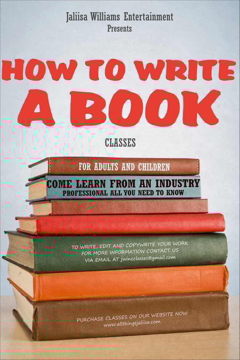 Image of How To Write A Book Class