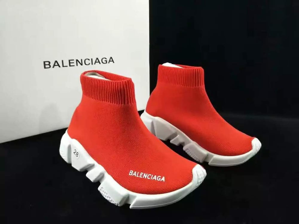 Where to Buy Balenciaga's Speed Trainer in Red