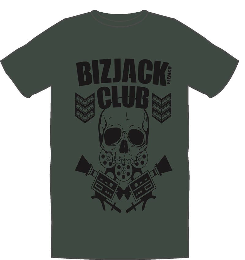Image of Bizjack Club T Shirt Military Green