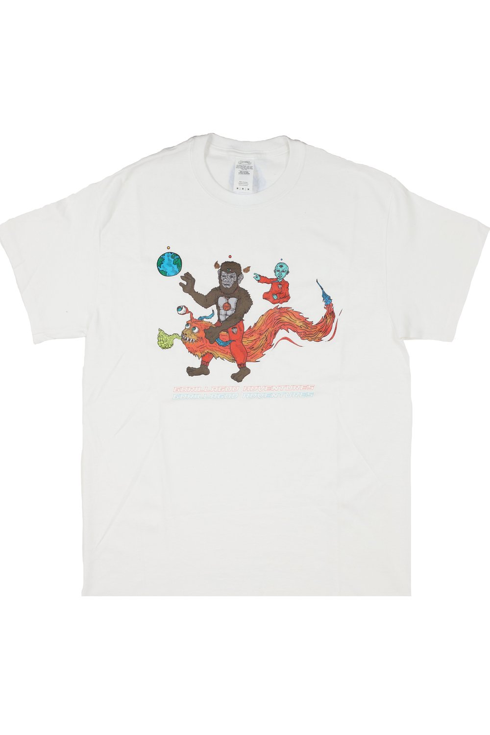 Image of White 'Gorilla God Adventures' T-Shirt