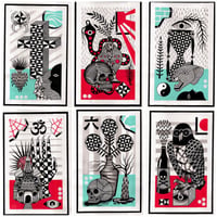 Set with 6 prints