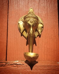Image 1 of Ganesha Diya (lamp) wall hook