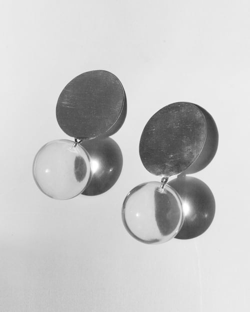 Image of Acrylic Sphere Earrings