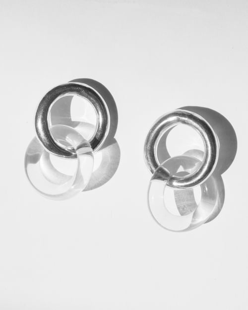 Image of Double Link Earrings