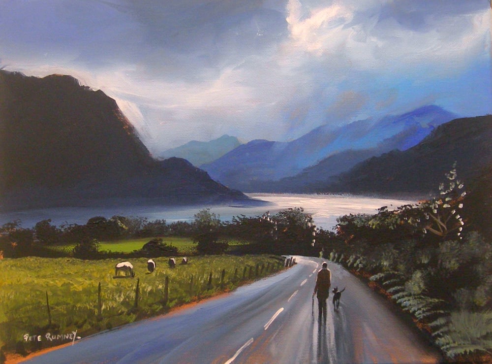 Image of The Road Down To The Lake