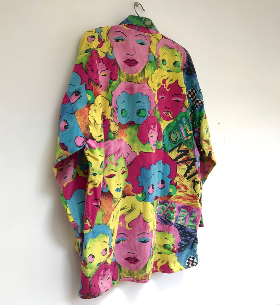 Image of 1993 Marilyn Monroe x Betty Boop Versace Shirt